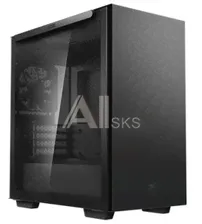 Блок питания DEEPCOOL MACUBE 110 BK без БП, боковое окно (закаленное стекло), черный, mATX