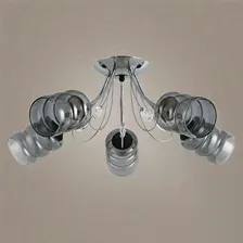 Люстра 32429/5 CR+BK хром/черный 5х40W E27 d640 h260