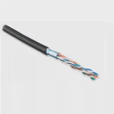 Кабель FTP Hyperline FUTP4-C5E-S22-OUT-PE-BK, категория 5e, 4 пары, 41659