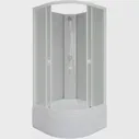 Душевая кабина 80x80x195 см Niagara P80/40/MT/BK матовое