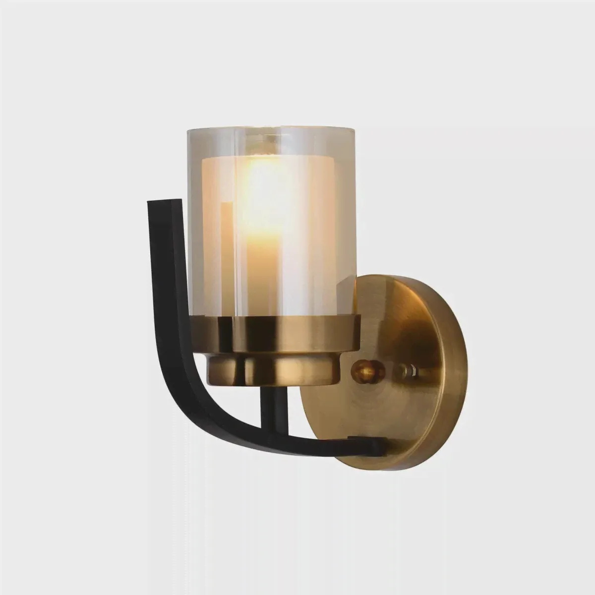 Бра лофт Bonton LDW 1221-1 BK+MD Lumina Deco-0