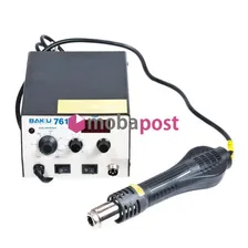 Паяльная станция BAKU BK-761D (фен+паяльник) (400 W/100-450°C/LCD)