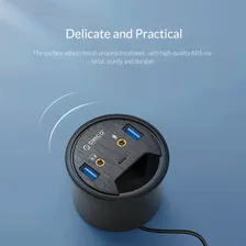 USB-концентратор Orico DESK-2U1C Black DESK-2U1C-BK